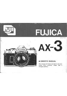 Fujifilm AX 3 manual. Camera Instructions.